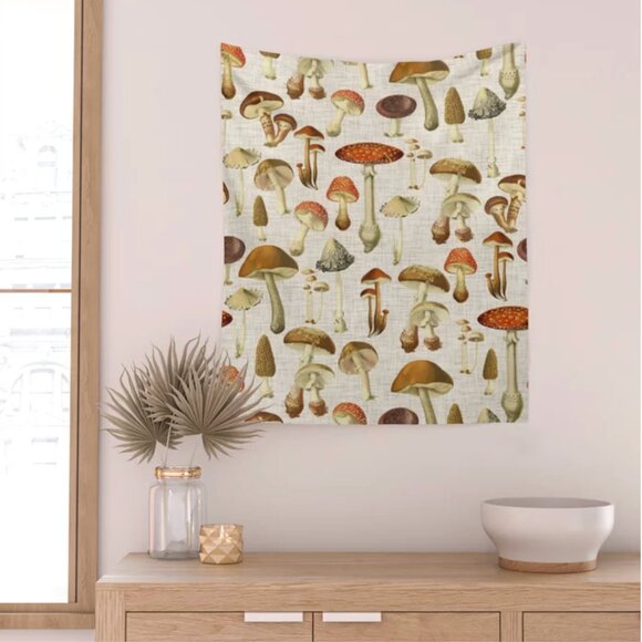 Society6 Other - SOCIETY 6 mushroom wall tapestry 34 x 40 inches NWOT